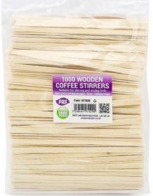 (image for) PPS WOODEN COFFEE STIRRERS - 1000S