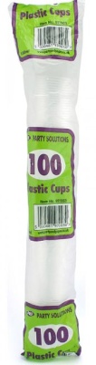 (image for) PPS PLASTIC CUP CLEAR 100S