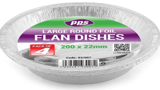 (image for) PPS FOIL TRAY ROUND 4S - 200X22