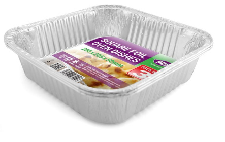 (image for) PPS FOIL TRAY SQUARE 3S