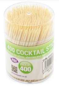 (image for) PPS TOOTHPICK/COCKTAIL STICKS - 400S