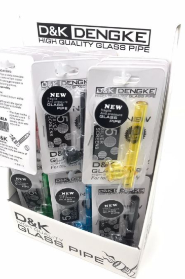 (image for) SMOKE PIPE GLASS+SCREEN ASST