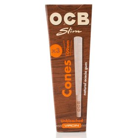 (image for) OCB CONES VIRGIN UNBLEA BRW 3S - SLIM