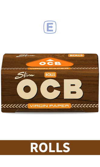 (image for) OCB ROLLS VIRGIN BROWN UNBLEAC