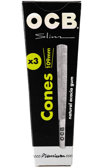 (image for) OCB BLACK CONES SLIM 3S