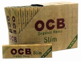 (image for) OCB PAPER+FILTER ORGANIC HEMP - SLIM