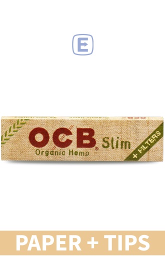 (image for) OCB ORGANIC HEMP PAPER + TIPS