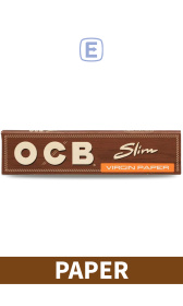 (image for) OCB VIRGIN BROWN KING SIZE SLIM PAPER