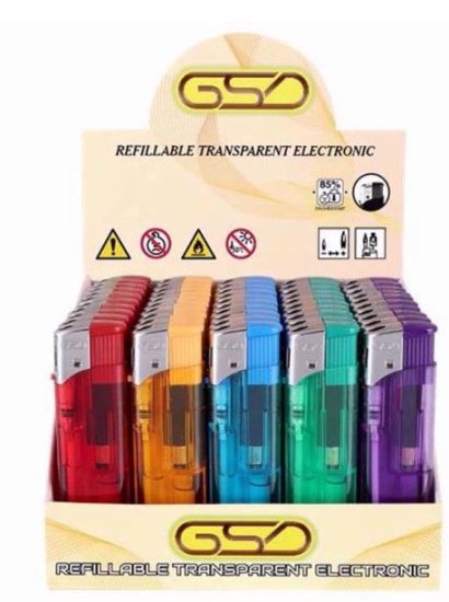 (image for) GSD LIGHTERS ELECT TRANSPARENT - STD