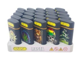 (image for) GSD LIGHTER ELECT RASTA RUBBER - 218E-E