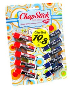 (image for) CHAPSTICK MIXED TENT CARD 10F8 - 10S