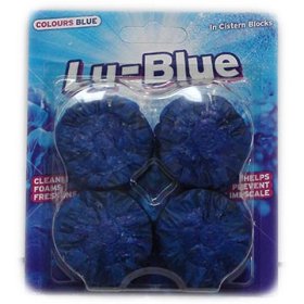 (image for) LU BLUE IN-CISTERN BLOCKS QUAD - 4S