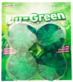 (image for) LU GREEN IN-CISTERN BLOCK QUAD - 4S