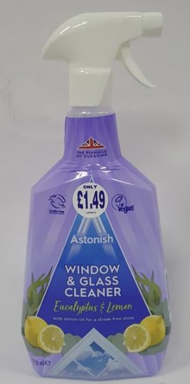 (image for) ASTONISH WINDOW & GLASS PM1.49 - 750ML