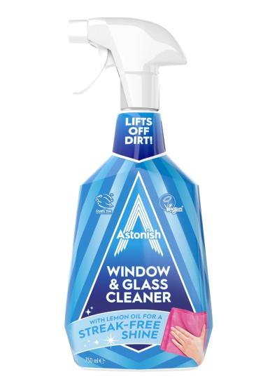 (image for) ASTONISH WINDOW & GLASS CLEANER - 750ML