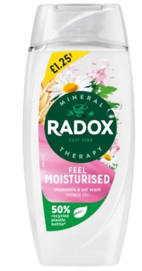 (image for) RADOX S/GEL MOISTURISE PM1.25 - 225ML