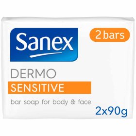(image for) SANEX SOAP DERMO SENSITIVE PK2 - 2X90GM