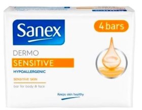 (image for) SANEX SOAP DERMO SENSITIVE 4S - 4X90GM