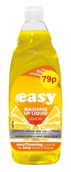 (image for) EASY W/LIQ LEMON PM79P - 500ML