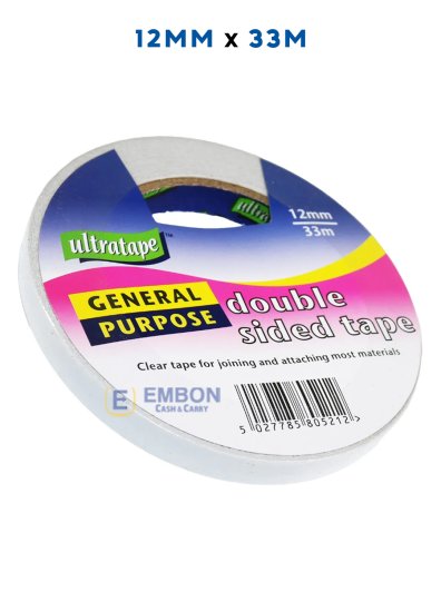 (image for) ULTRA DOUBLE SIDED TAPE 33M - 12MM