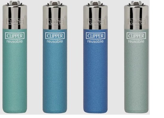 (image for) CLIPPER LIGHTER METALLIC AQUA - STD