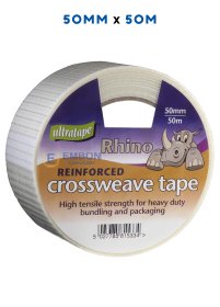 (image for) RHINO CROSSWEAVE TAPE 50M - 50MM
