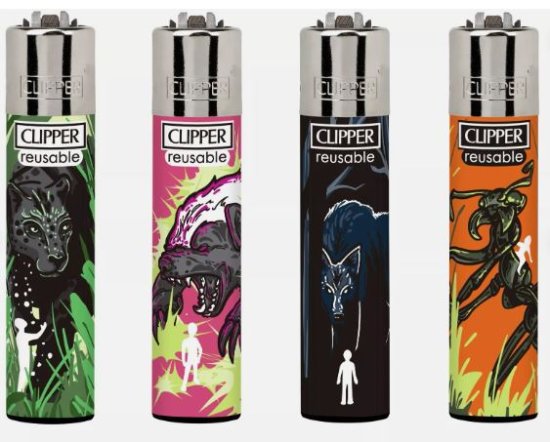 (image for) CLIPPER LIGHTER SPIRIT ANIMAL3 - STD