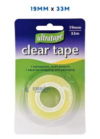 (image for) ULTRA CLEAR TAPE CARD 33M - 19MM