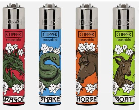 (image for) CLIPPER LIGHTER CHINE HOROSC 2 - STD