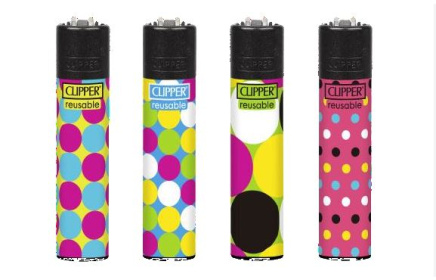 (image for) CLIPPER LIGHTER POLKA DOTS