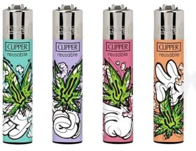 (image for) CLIPPER LIGHTER CARTOON LEAVES - STD