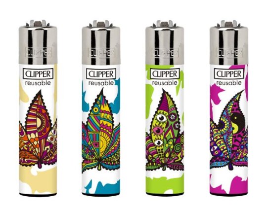 (image for) CLIPPER LIGHTER TRIPPY LEAVE 1 - STD