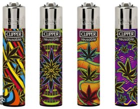 (image for) CLIPPER LIGHTER NEON LEAVES 6 - STD