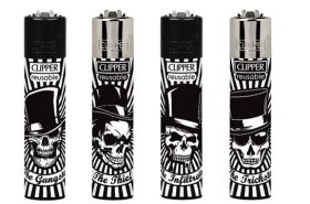 (image for) CLIPPER LIGHTER PARTY SKULLS - STD