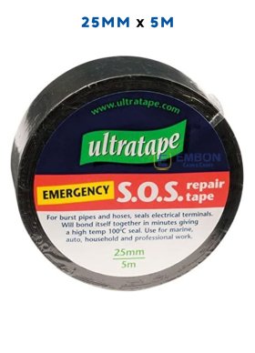 (image for) ULTRA SOS REPAIR TAPE BLACK 5M-25MM
