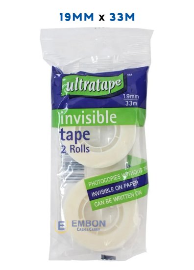 (image for) ULTRA INVISIBLE TAPE 2S 33M - 19MM