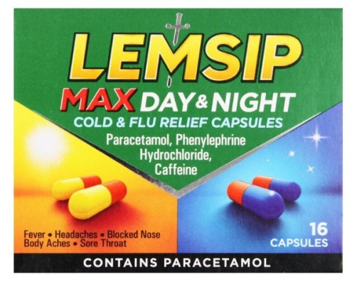 (image for) LEMSIP MAX DAY & NIGHT CAPSULE - 16S