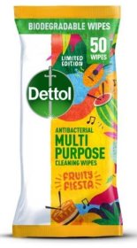 (image for) DETTOL WIPES MUL/PUR A/B FRUIT - 50S