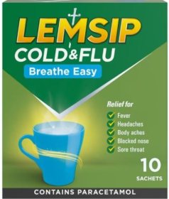 (image for) LEMSIP COLD&FLU BREATHE EASY - 10S