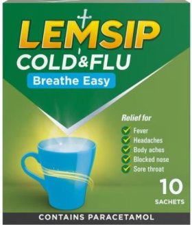 (image for) LEMSIP COLD & FLU BREATHE EASY - 10S