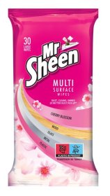 (image for) MR SHEEN M/SUR WIPES CHERRY/B - 30S