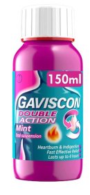 (image for) GAVISCON LIQUID DOUBLE AC MINT - 150ML