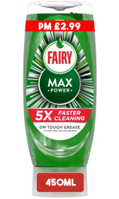 (image for) FAIRY MAX POWER WASHING UP LIQUID ORIGINAL PM2.99 - 450ML
