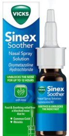(image for) VICKS SINEX SOOTHER NAS/SPRAY - 15ML