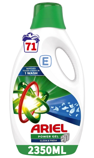 (image for) ARIEL LIQUID DETERGENT POWER GEL 71 WASH - 2350ML