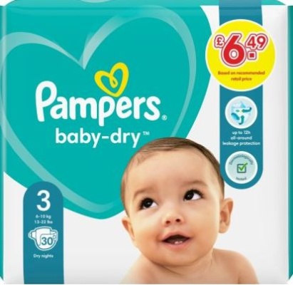 (image for) PAMPERS BABYDRY S3 PM6.49
