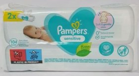 (image for) PAMPERS BABY WIPES SENSITIVE - 2X52S