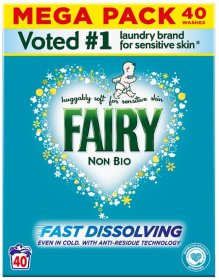 (image for) FAIRY WASHING POWDER NON BIO 40W - 2200G