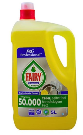 (image for) FAIRY W/LIQ LEMON PROFESSIONAL - 5L