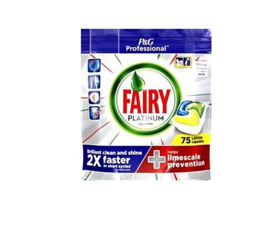(image for) FAIRY PROFESSIONAL AALL IN ONE DISHWASHER TABLETS - LEMON - 100PACK